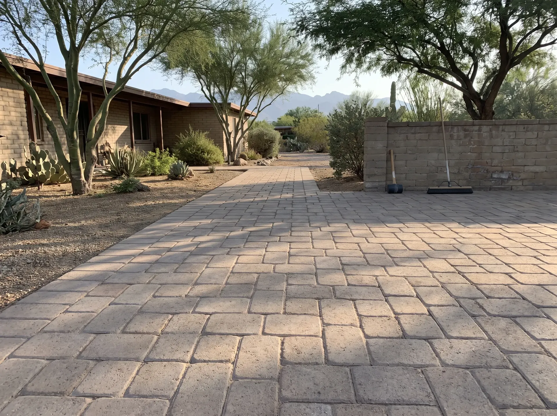 Established Casas Adobes home with mature trees