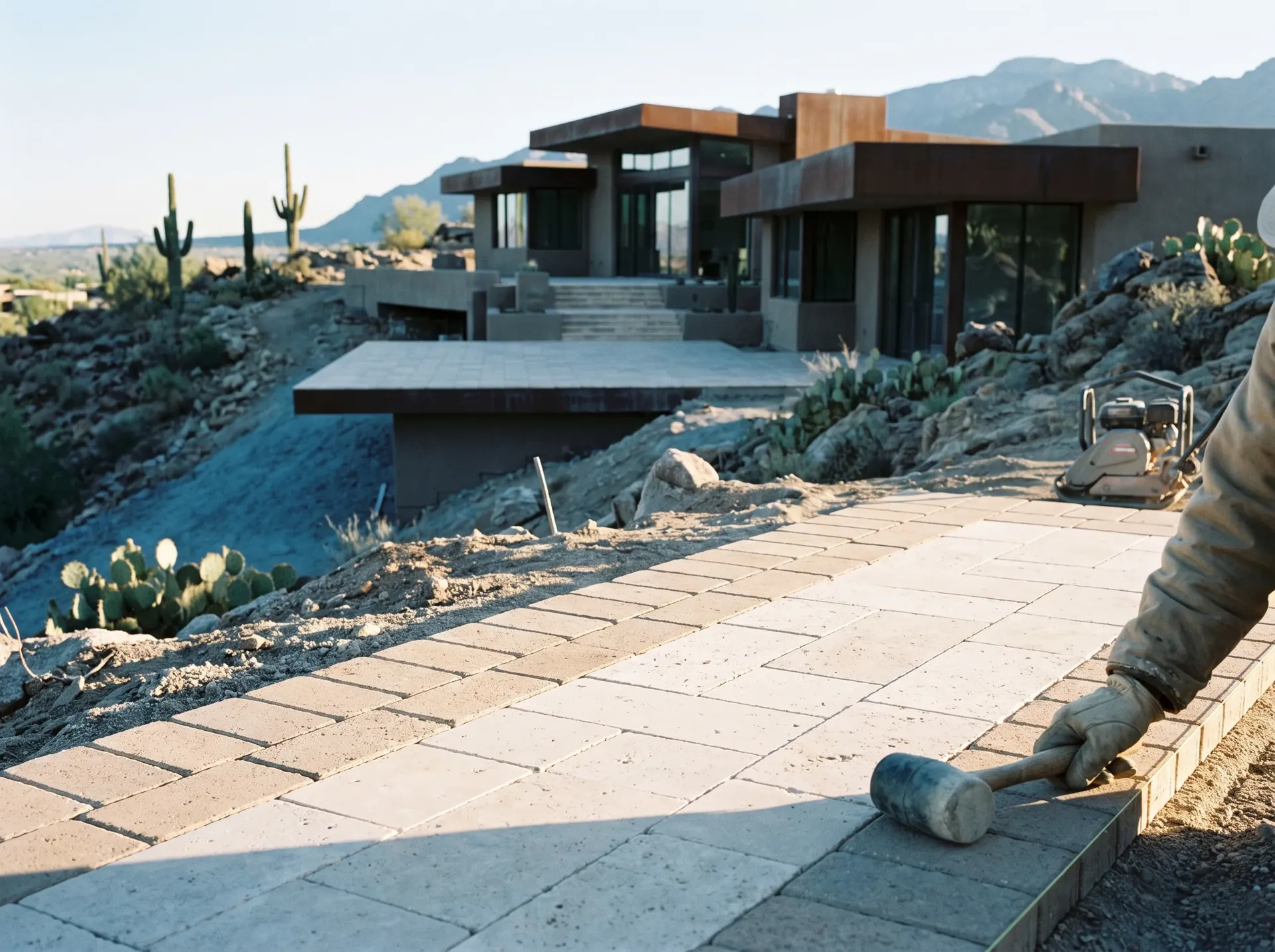 Hillside custom home in the Catalina Foothills