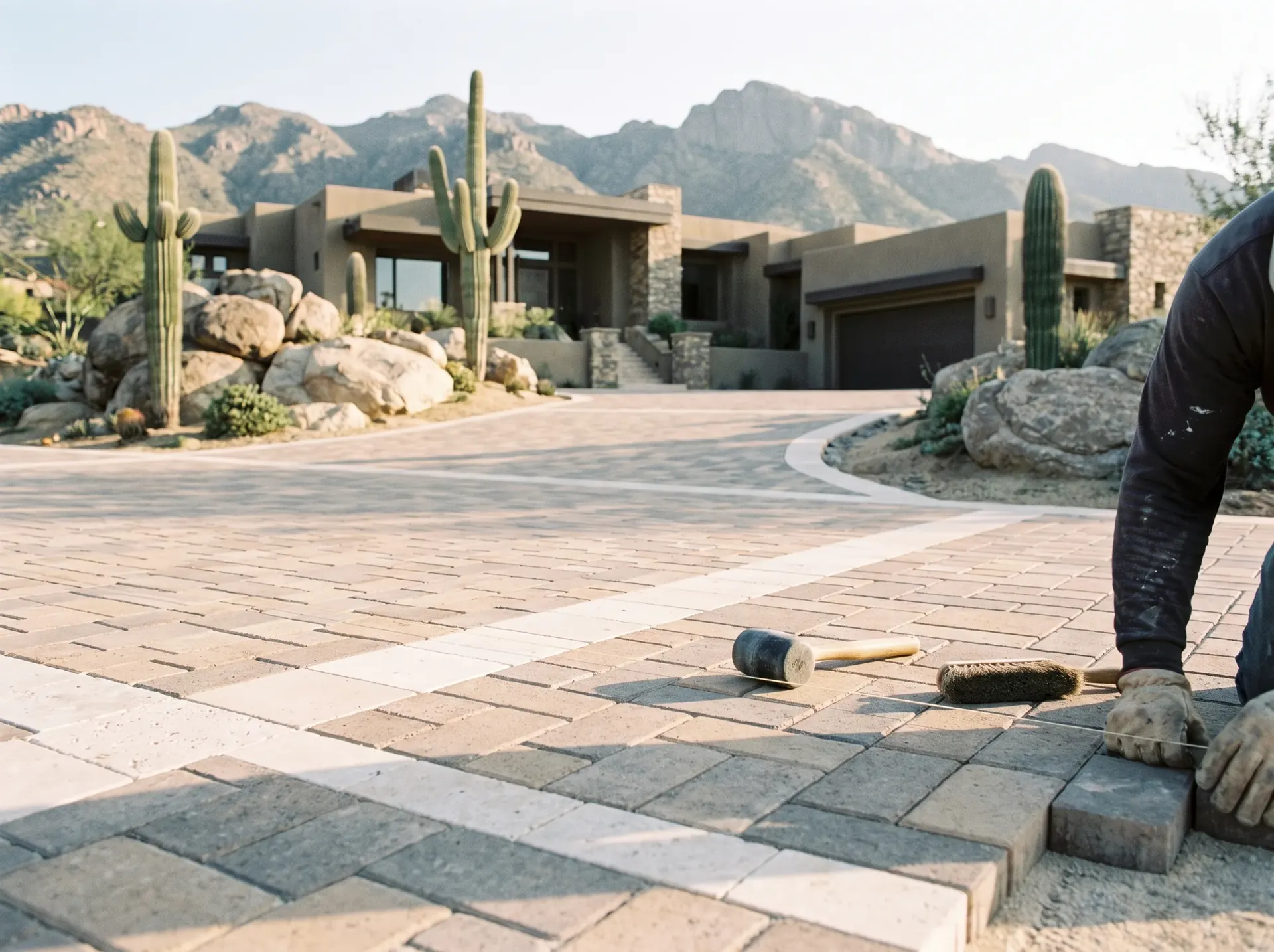 Dove Mountain home against the Tortolita foothills